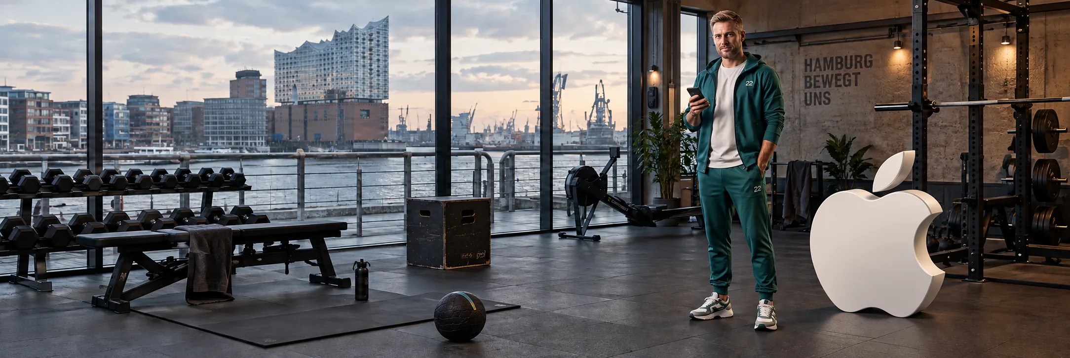 Illustration: 22BET auf einem Smartphone mit Apple-Symbol